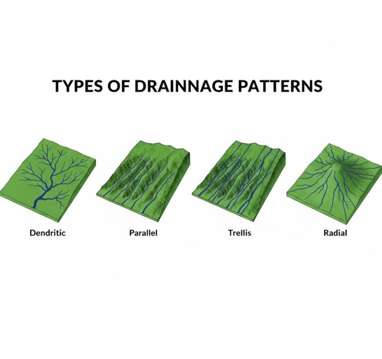 Drainage Patterns in Geology - Geology Point